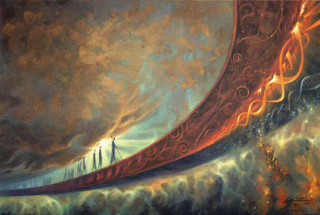 Illustration for article titled An Astounding History of Scientific Space Art from the Past 200 Years